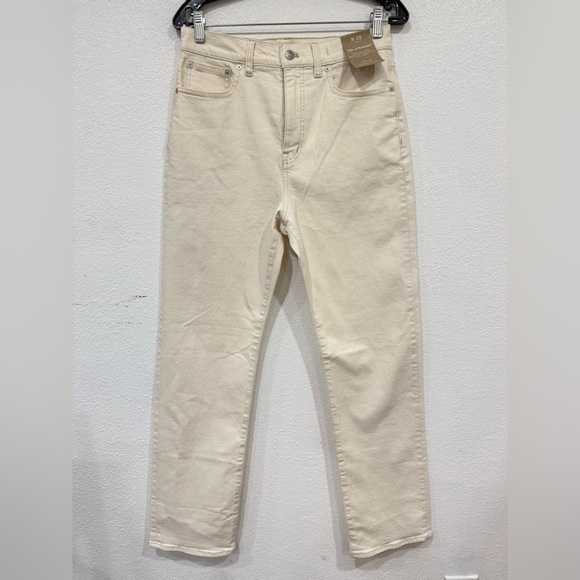 NWT Madewell The '90s Straight Jean Vintage Canvas Off White Women’s Size 28 - Picture 3 of 6